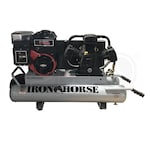 Iron Horse 8-HP 10-Gallon Gas Wheelbarrow Air Compressor