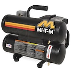 Mi-T-M 2-HP 5-Gallon Contractor Twin Stack Air Compressor