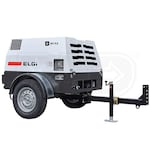 ELGi D90KA -  25-HP Trailer Mounted Diesel Rotary Screw Air Compressor (90 CFM)