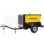 EMAX 24-HP Trailer Mounted Diesel Rotary Screw Air Compressor (115 CFM)