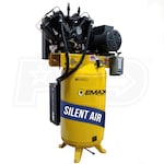 EMAX Industrial Plus Patented Silent Air 7.5-HP 80-Gallon Two-Stage Air Compressor (230V 3-Phase)