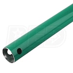 Transair 2-Inch (50mm) Green Aluminum 20-Foot Long Pipe (Box of 5)