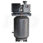 LaPlante 10-HP 120-Gallon Rotary Screw Air Compressor (208-230/460V 3-Phase)