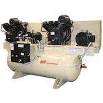 Ingersoll Rand 7.5-HP / 15-HP 120-Gallon Two-Stage Duplex Air Compressor (460V 3-Phase) Fully Packaged