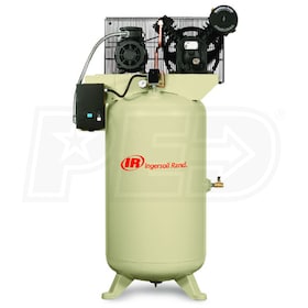View Ingersoll Rand Type 30 5-HP 80-Gallon Two-Stage Air Compressor (230V 3-Phase)