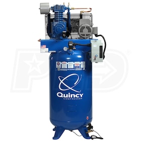 View Quincy QT MAX  5-HP 80-Gallon Two-Stage Air Compressor (208V 3-Phase)