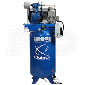 Quincy QT MAX  5-HP 80-Gallon Two-Stage Air Compressor (460V 3-Phase)