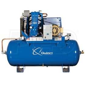 Quincy 4103D12HCB46M QT MAX 10-HP 120-Gallon Two-Stage Air