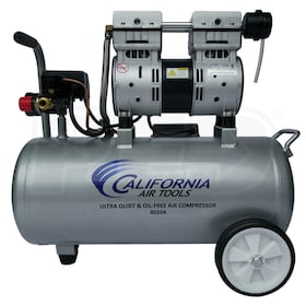 View California Air Tools Ultra Quiet & Oil Free 1-HP 8-Gallon Aluminum Tank Air Compressor