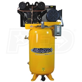 View EMAX Industrial Plus 10-HP 80-Gallon  Two-Stage Air Compressor (208/230V 1-Phase)