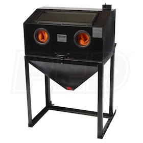 View Cyclone Full Top-Opening Free-Standing Sand Blast Cabinet