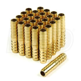 Primefit HRK38B38B-B25-P Hose Fittings 3/8" Standard Hose Barb Splicer x 3/8" Standard Hose Barb Splicer