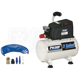 View Pulsar 2-Gallon Hot Dog Air Compressor w/ Inflation Kit