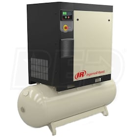 View Ingersoll Rand 10-HP 80-Gallon Rotary Screw Air Compressor (460V 3-Phase 145PSI)