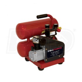 View Pro-Force 1-HP 4-Gallon Twin Stack Air Compressor