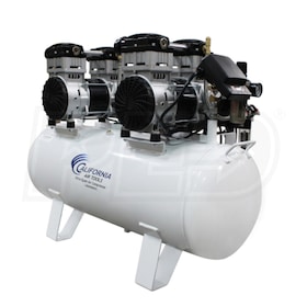 California Air Tools SP Ultra Quiet & Oil-Free 4-HP 20-Gallon Duplex Air Compressor w/ Smart Controller, 98% Dryer & Auto Drain (220V 1-Phase)