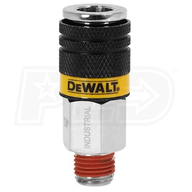 DeWalt Pro 1/4" Male NPT Industrial Coupler