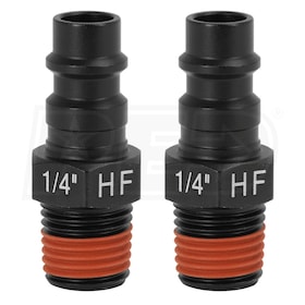 DeWalt Pro 1/4" Male NPT High Flow Coupler (2 Pack)