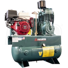 View FS-Curtis CT13-H 13-HP 30-Gallon Two-Stage Truck Mount Air Compressor w/ Electric Start Honda Engine