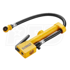 DeWalt Pro Sight Glass Inflator w/ 15" Hose & Ball Foot Chuck