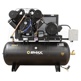 View EMAX Industrial Plus 25-HP 120-Gallon Two-Stage Air Compressor (208V 3-Phase)
