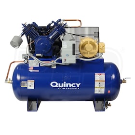 View Quincy QT MAX  15-HP 120-Gallon Two-Stage Air Compressor (460V 3-Phase)