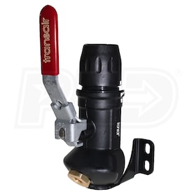 Transair 1-Inch (25mm) - 3 Port Wall Bracket w/ Ball Valve & NPT Connection