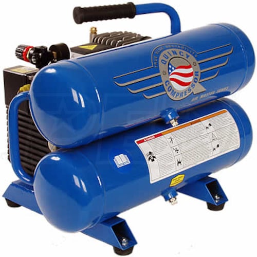 Quincy 121h4pna 43 Gallon Direct Drive Twin Stack Air Compressor