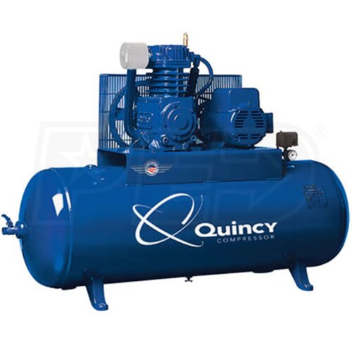 Quincy 251CP80HCB 5HP 80Gallon TwoStage QT Pro Air Compressor 230