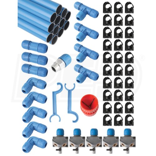 RapidAir F28235 FastPipe 1Inch Compressed Air Aluminum Piping System