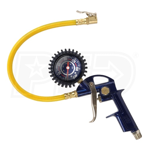 Campbell Hausfeld MP600000AV Pistol Grip Heavy Duty Tire Inflator w/ Gauge