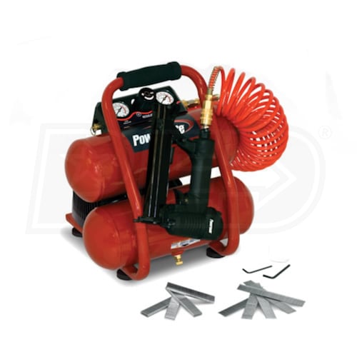 Powermate VSP0000201 1HP 2Gallon Twin Stack Air Compressor Combo Kit