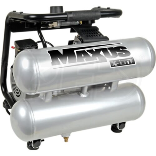 Maxus EX2001 2Gallon Aluminum Twin Stack Air Compressor