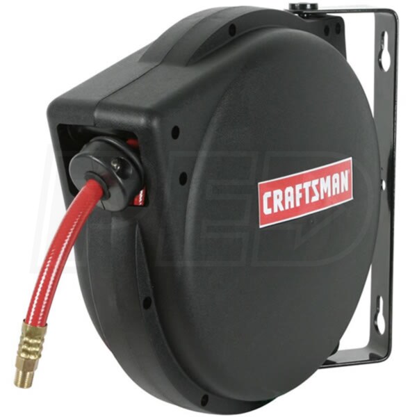 Craftsman Workforce Air Compressor Plastic Hose Reel and Hose 3/8 Inch x 30 feet