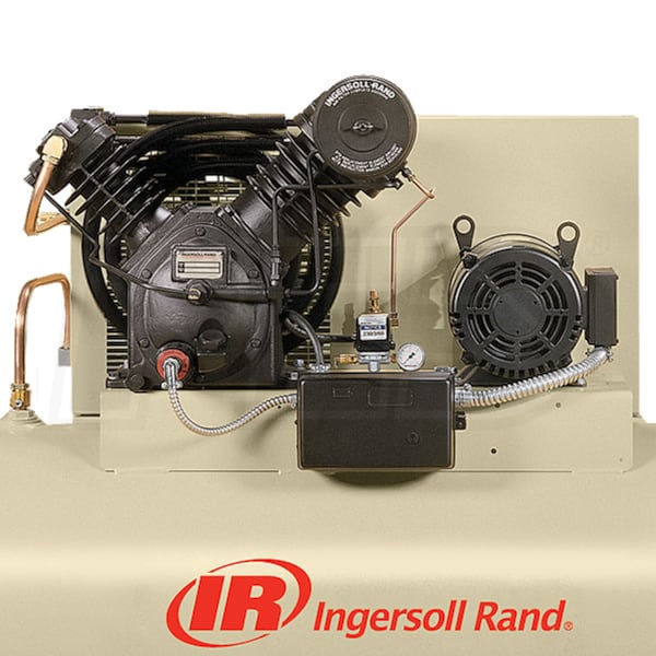 Ingersoll Rand 2545E10-FP-460 10-HP 120-Gallon Two-Stage Air Compressor  460V 3-Phase Fully Packaged