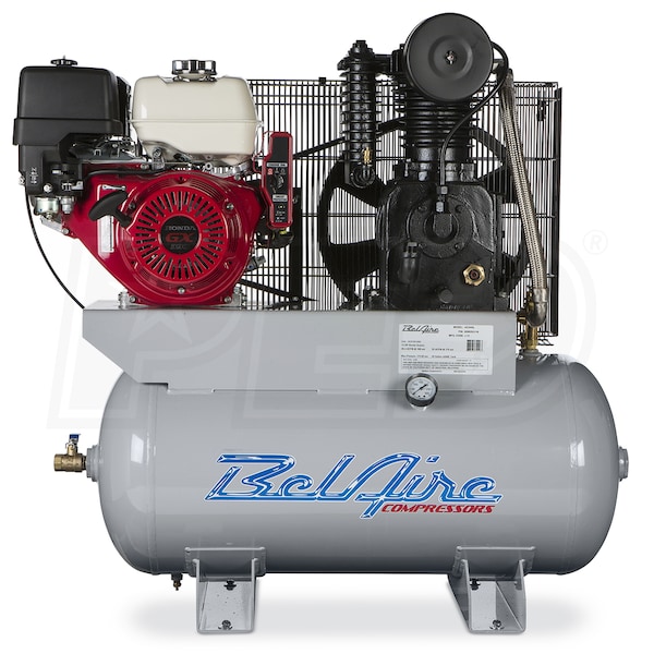 BelAire 4G3HHL Iron Series 13HP 30Gallon TwoStage Truck Mount Air