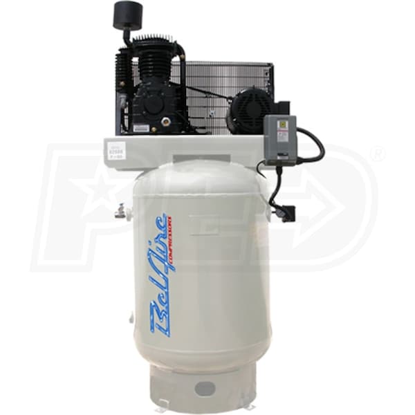 BelAire 5312V 10HP 120Gallon TwoStage Air Compressor 208230V 3