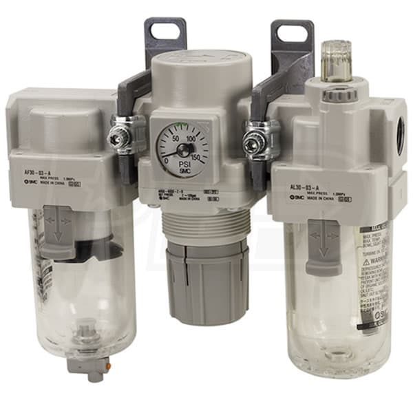 SMC AC20-N02E-Z-B 1/4-Inch Filter Regulator Lubricator Air SMC AC20-N02E-Z-B 1/4-Inch Filter Regulator Lubricator Air