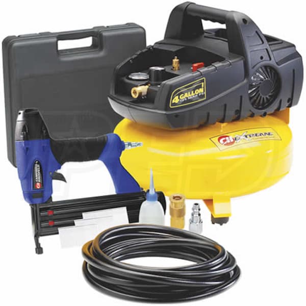 Campbell Hausfeld FP210099AV 04Gallon Air Compressor w/ 2Inch Brad