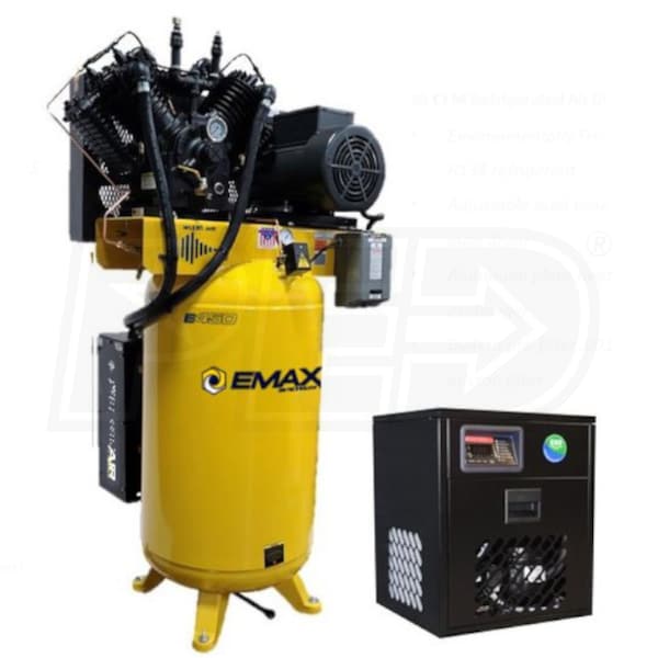 EMAX ESP10V080V3PK208 Industrial Plus Patented Silent Air 10HP 80