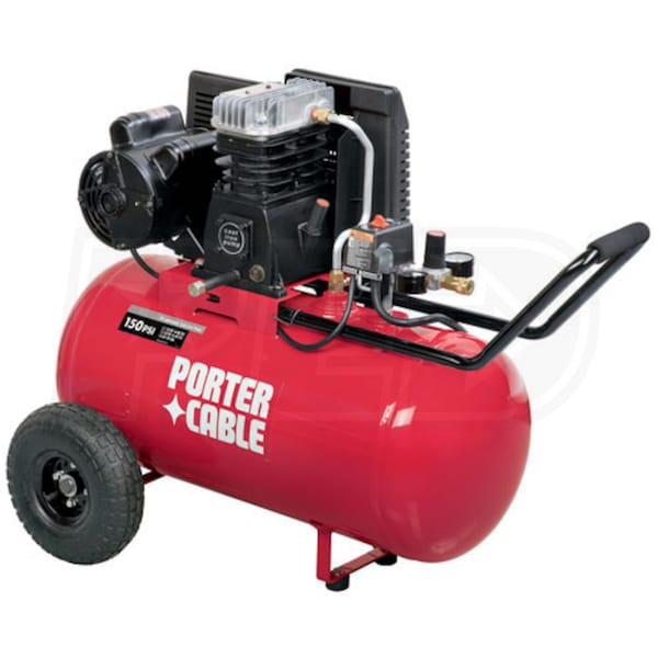 Porter Cable 1.7-HP 20-Gallon (Belt Drive) Cast-Iron Air Compressor