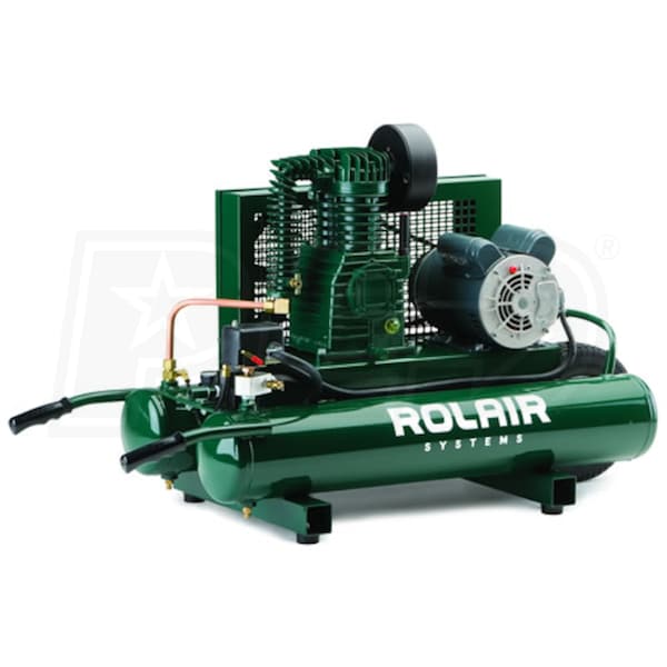 Respectvol repetitie Civic Rolair 5715K17 1.5-HP 9-Gallon Electric Dual Voltage Wheelbarrow Air  Compressor 115-230V 1-Phase